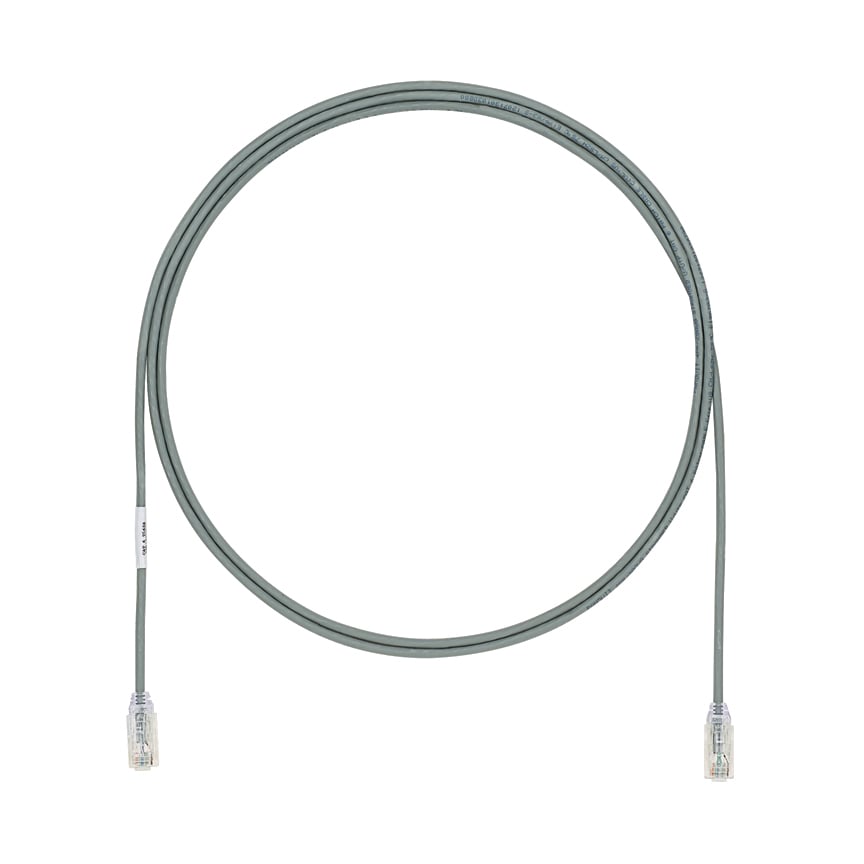 Cat6A,28AWG,UTP,PC,CM/LSZH,GY,5ft,EA