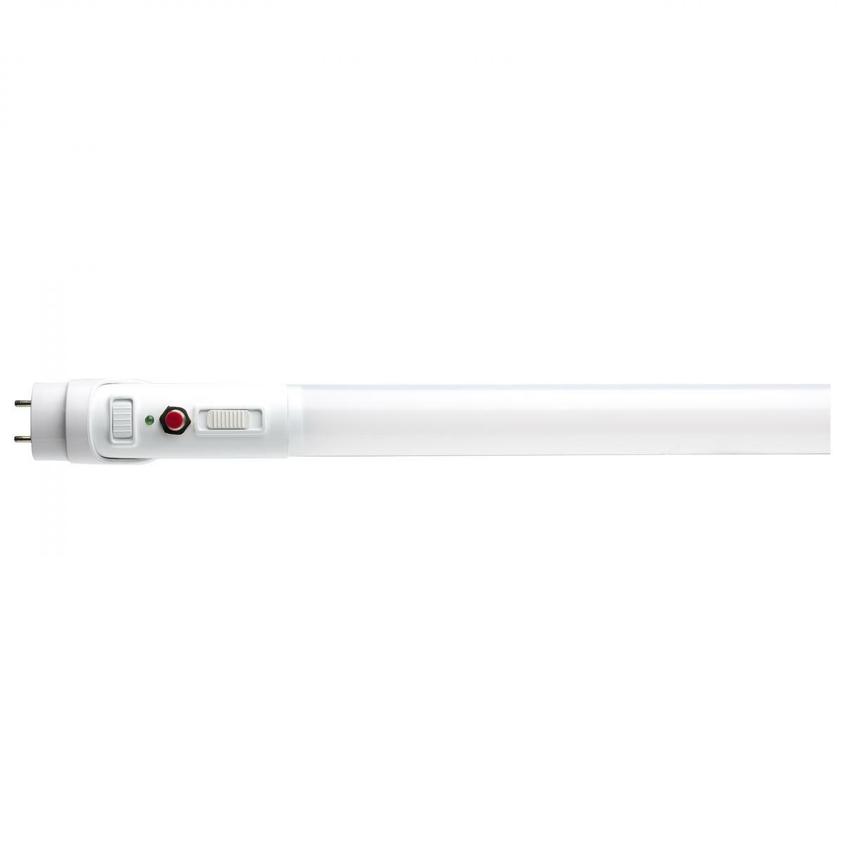 S11731, 17 Watt 48 Inch T8 LED Lamp, 35K/40K/50K CCT Selectable, Ballast Bypass with Battery Backup, G13 Base, 120-277 Volt