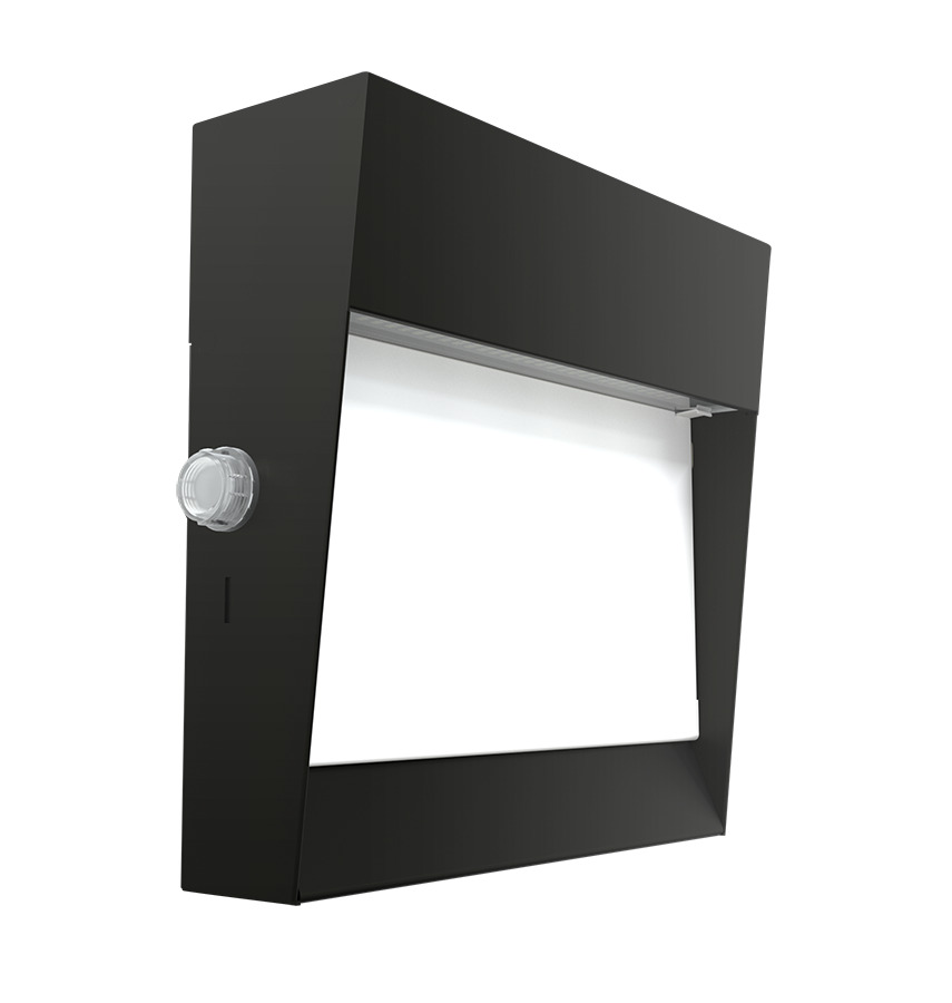 W17-30LN/PCU W17 Ultra Economy Wallpack, LED Lamp, 28 W Fixture, 120, 208, 240, 277 V, Bronze Housing
