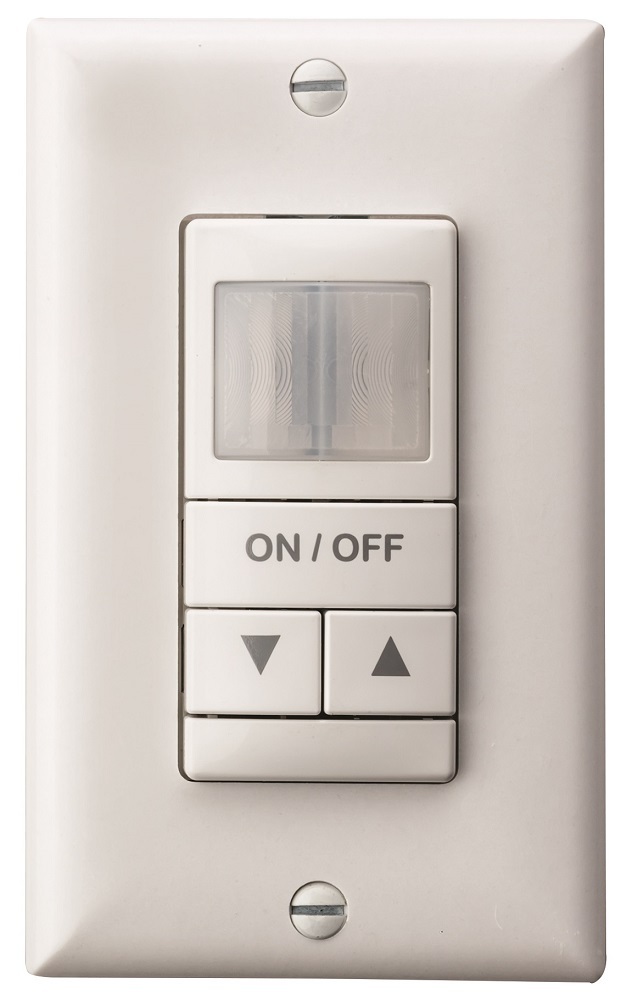 WSX PDT D IV Wall Switch Occupancy Sensor, Passive Dual Technology, Occupancy Controlled Dimming, Ivory