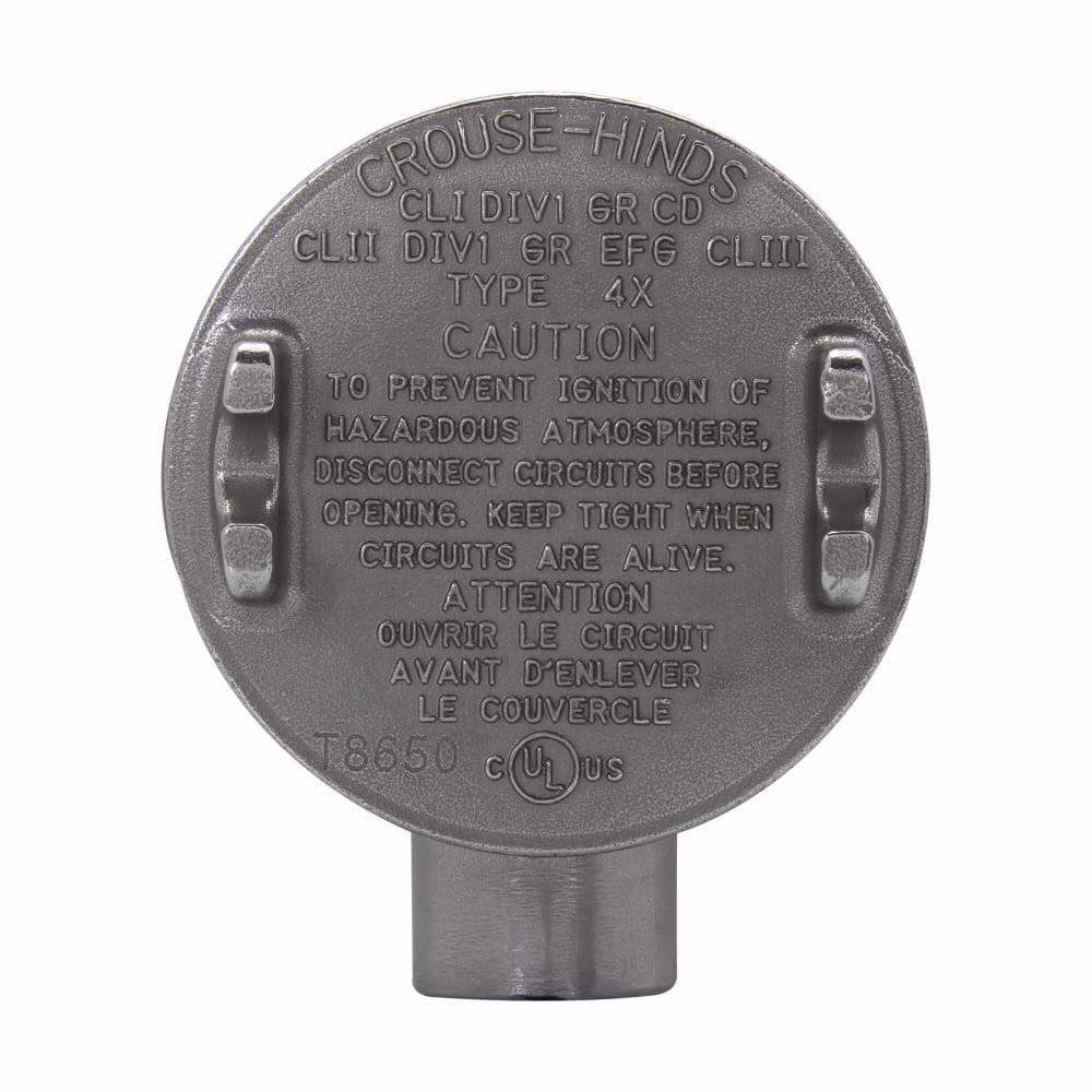 GUAB36SS Condulet Shape B Conduit Outlet Box With Cover, 1 in, 3-1/8 in Cover Opening, 15.5 cu-in