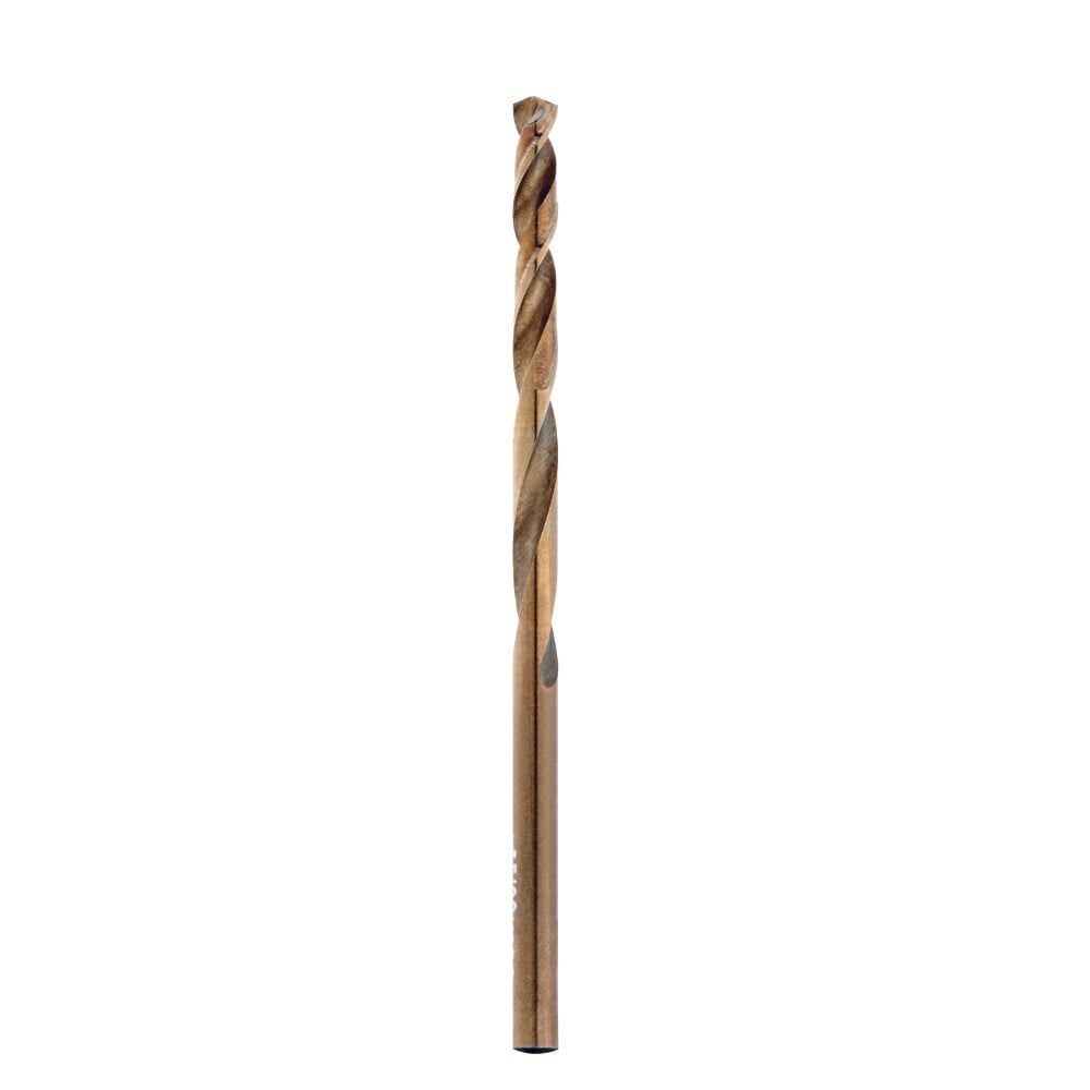 48-89-2307 Red Helix Jobber Length Twist Drill Bit, 5/32 in Drill - Fraction, 0.1562 in Drill - Decimal Inch, 135 deg Point, Steel, Cobalt
