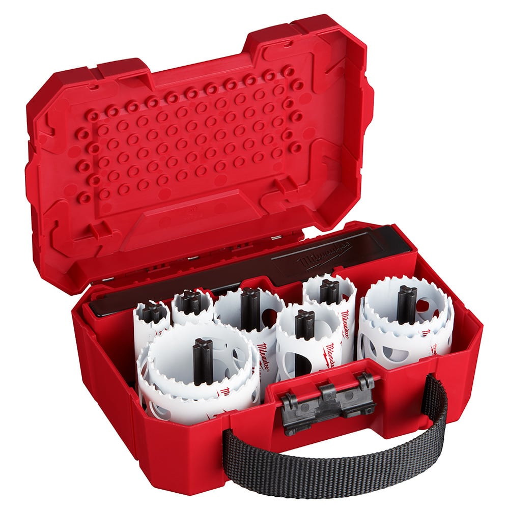 49-22-4025 Hole Dozer General Purpose Hole Saw Kit, 13 Pieces, For Use With 49-56-7210, 49-56-7240, 49-56-7250 and 49-56-9100 Quick-Change Arbor, Bi-Metal/HSS