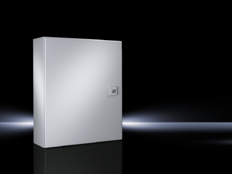 8017616 WM Series 1-Door Compact Enclosure, 30 in W x 8.3 in D, NEMA 4X NEMA Rating, 304 Stainless Steel