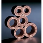 E-Z-Ground Figure 8 Copper Compression Ground Rod Tap Connector for Cable Range 3/0 AWG - 250 kcmil, Ground Rod 3/4 Inch, Height 2-3/16 Inches