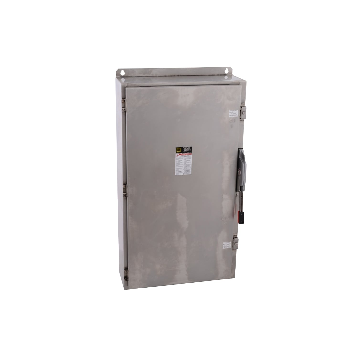 H365SS E5 Corrosion Resistant Dusttight Watertight Fusible Heavy Duty Safety Switch, 600 V AC/DC, 400 A, 350 hp at 600 VAC, 50 hp at 600 VDC, 3 Poles