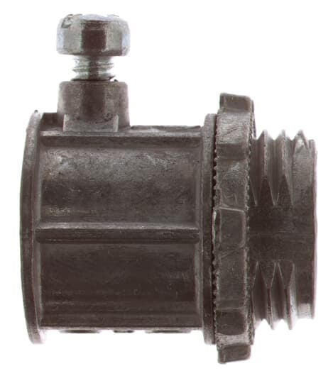 TC-221-SC Steel City Non-Insulated Set Screw Connector, 1/2 in Trade, For Use With EMT Conduits, Die Cast Zinc