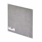 Eaton B-Line series panels and panel accessories, White powder coated, Stainless steel, Fits enclosures 12" X 10", Panels and panel accessories, Small enclosure