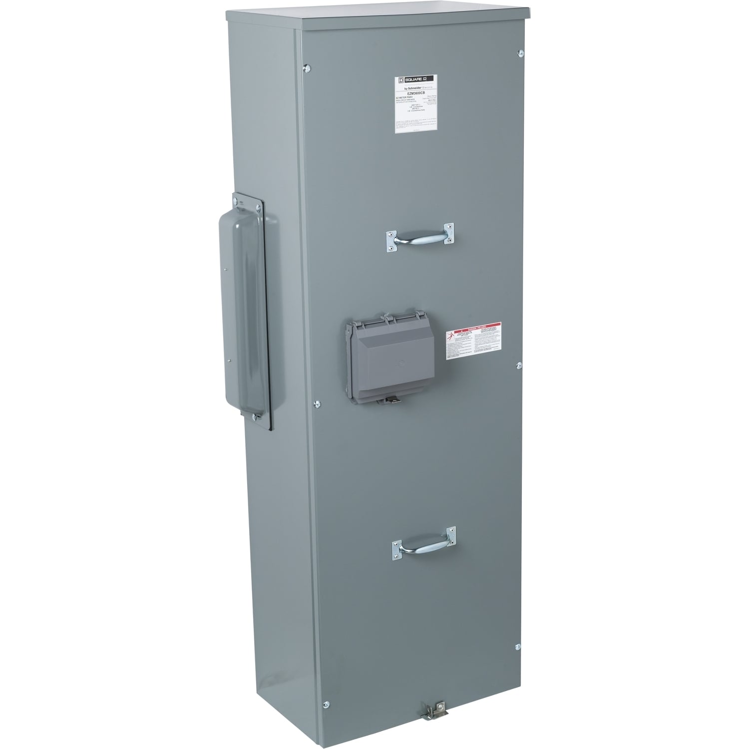 EZM3600CB Main Unit, EZ Meter Pak, 600 Amp, 208Y/120V, 3 Phase, 4 Wire, Aluminum Busbar, 65 kA SCCR, Main Breaker, OH, UG