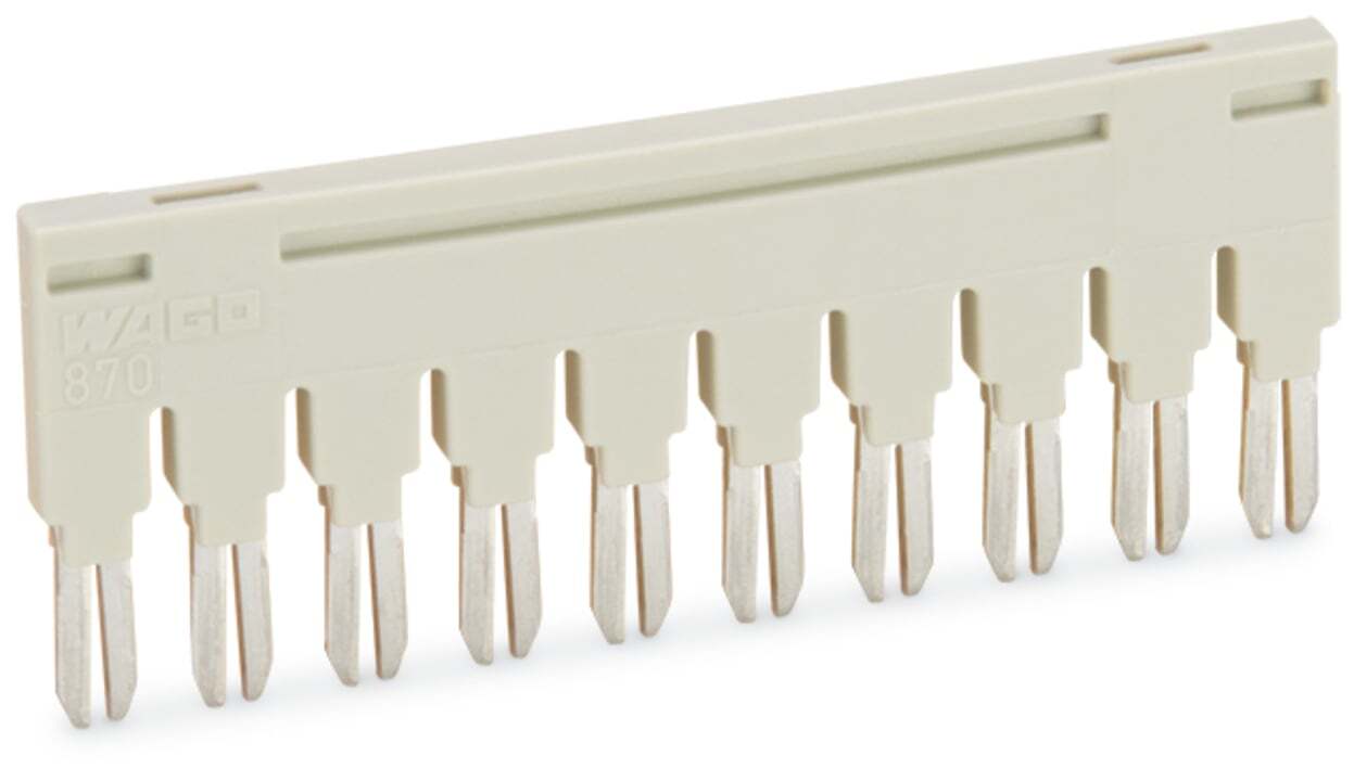 870-410 Insulated Push-In Jumper Bar, 2.5 mm H x 49 mm W