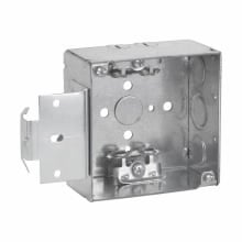 TP450MSB TP Welded Outlet Box, Steel, 30.3 cu-in Capacity, (8) Knockouts, 4 in H x 4 in W x 2-1/8 in D