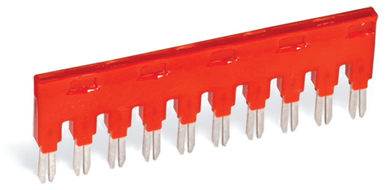 859-410/000-005 859 Insulated Jumper, 10 Poles, 0.84 in H x 2.28 in W x 0.09 in D