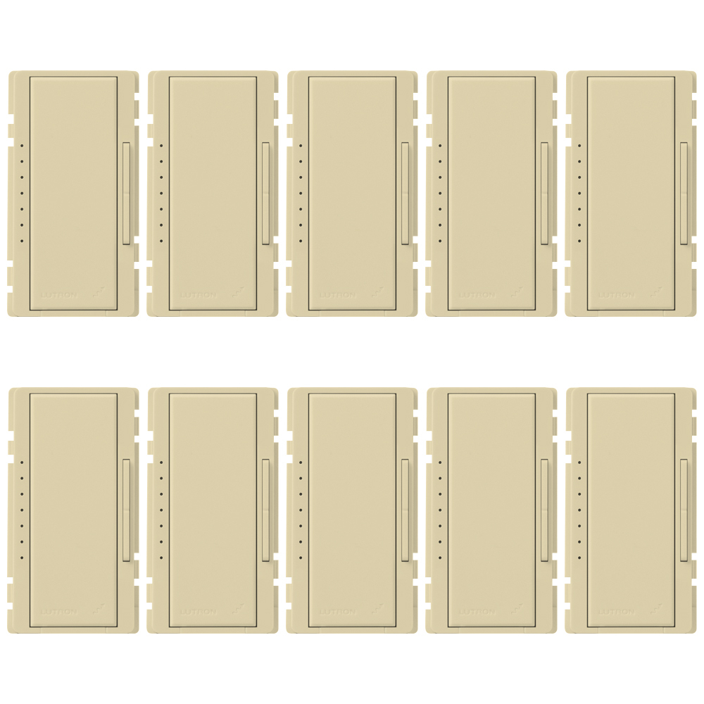 RK-D-10-IV Replacement Button Kit for Designer-Style Maestro Dimmer Switch, Ivory, 10 pack