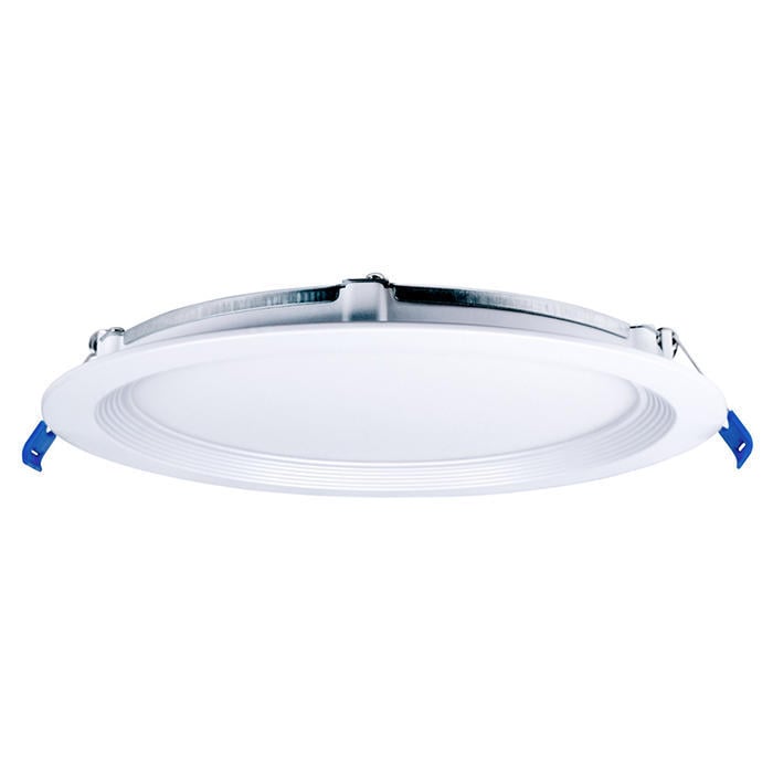 DBR80-S1W DBR Series Round Downlight, 120 V AC, Die Cast Aluminum Housing