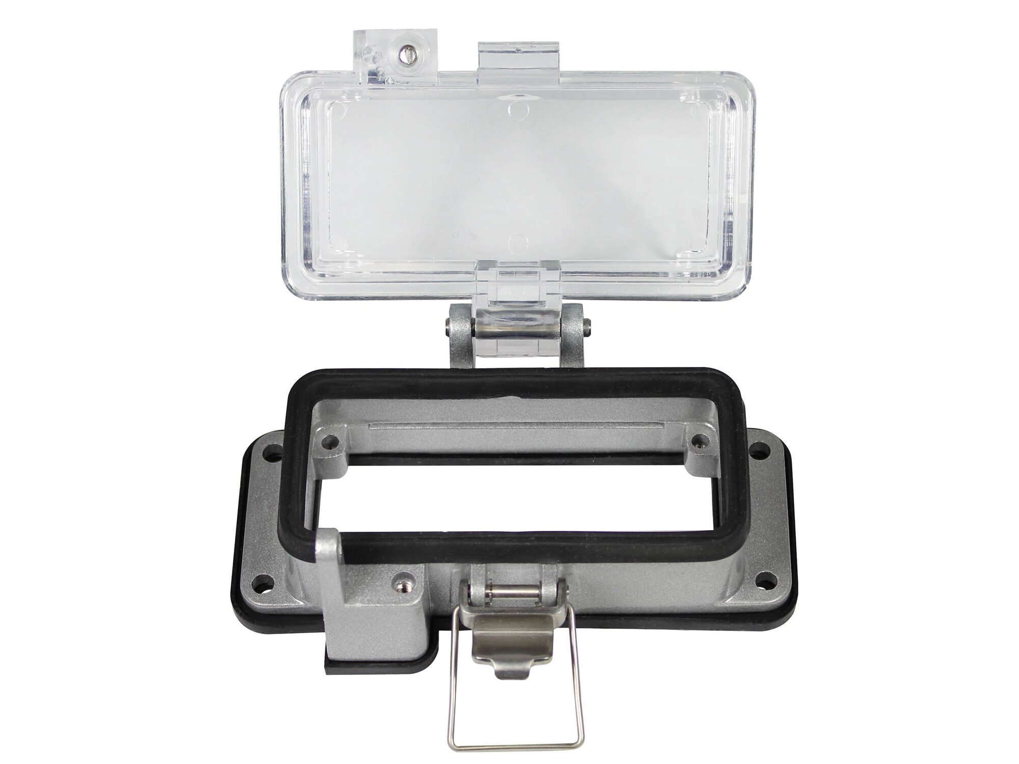 H-X-F3 H Series Din Housing With No Inserts, 16 Position, Black