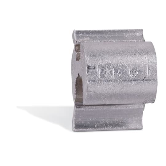WR9 Blackburn WR Series Type H Wide Range Compression Tap Connector, Figure H Shape, 6 to 3 AWG ACSR, 6 to 2 AWG Stranded, 4 to 1 AWG Solid Main/Run, 8 to 14 AWG Stranded/Solid Tap, Aluminum