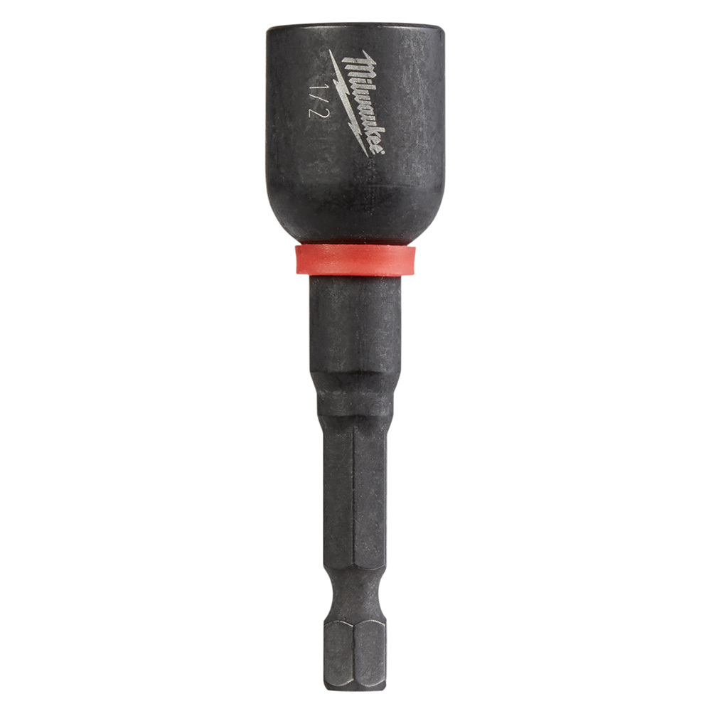 49-66-0537 Shockwave Impact Duty Magnetic Impact Nut Driver, 1/2 in Hex Point, 2-9/16 in OAL, 1/4 in, Steel