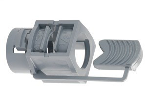 Connector, Snap-In, PVC, Nylon, Size K.O. 1/2 Inch.  14/2  -  10/3  or Two  14/2  -  12/2