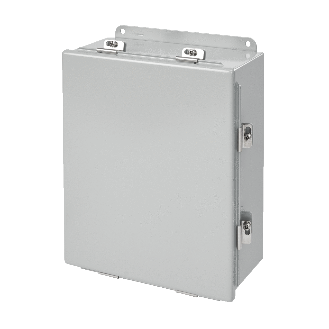 A806CHNF Junction Box, 8 in H x 6 in W x 3-1/2 in D, Continuous Hinged/Screw Clamp Cover, NEMA 4/IP66 NEMA Rating, Steel