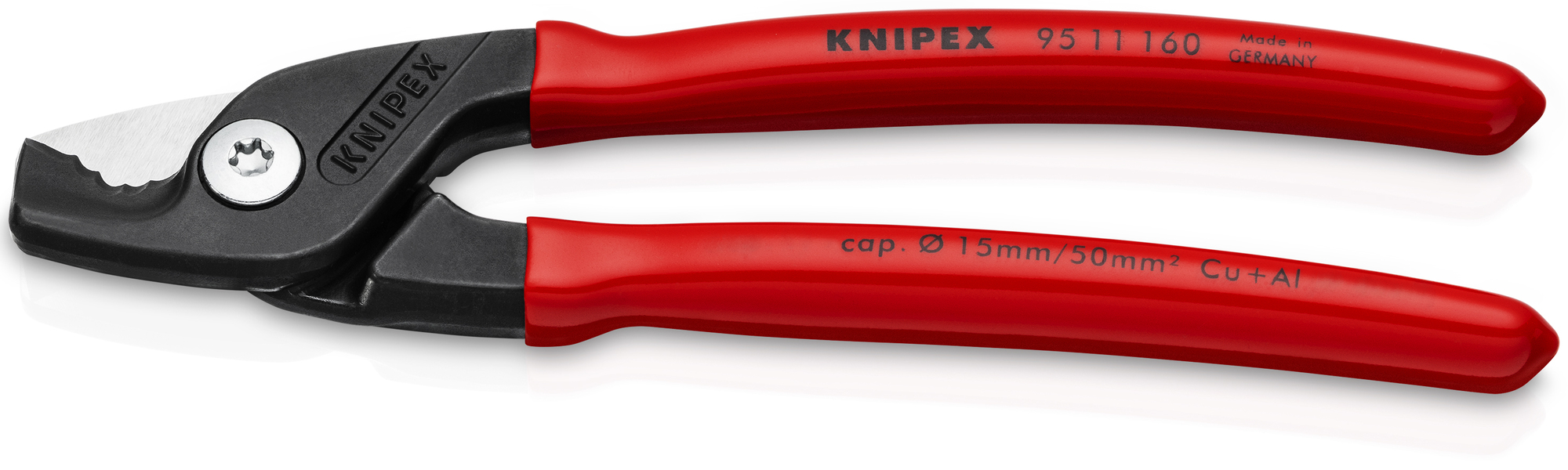 StepCut Cable Shears, 6 1/4 in., Plastic Coating, Bulk
