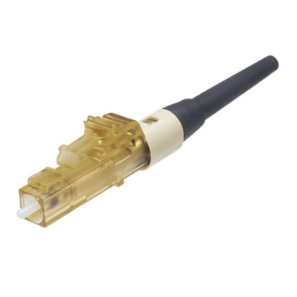 FLCSMC6BLY OptiCam Fiber Optic Connector, LC Simplex Connector, 62.5/125 um OM1 Multi-Mode Fiber, 900 um Tight Buffered Fiber, Pre-Polished Zirconia Ferrule