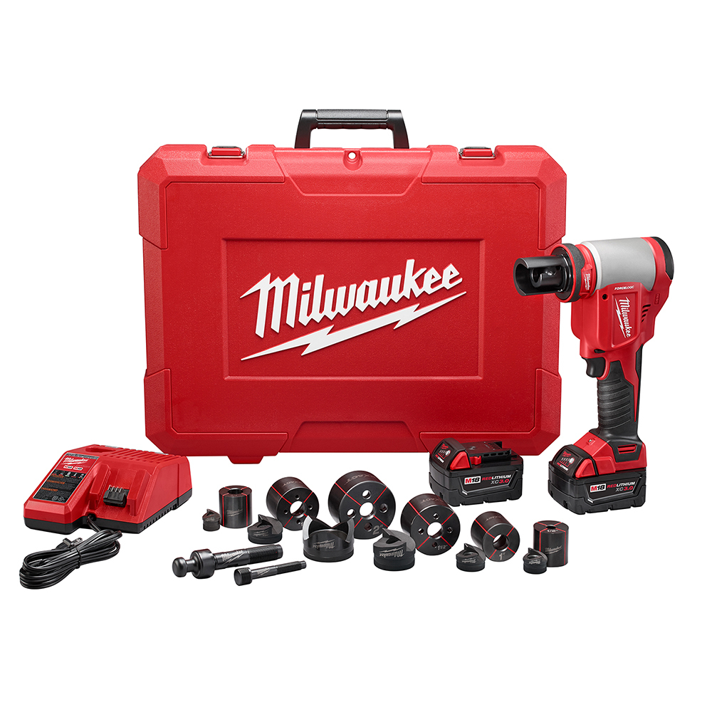 2677-21 M18 Knockout Tool Kit, 1/2 to 4 in Mild Steel Max Cutting, 11.7 in OAL