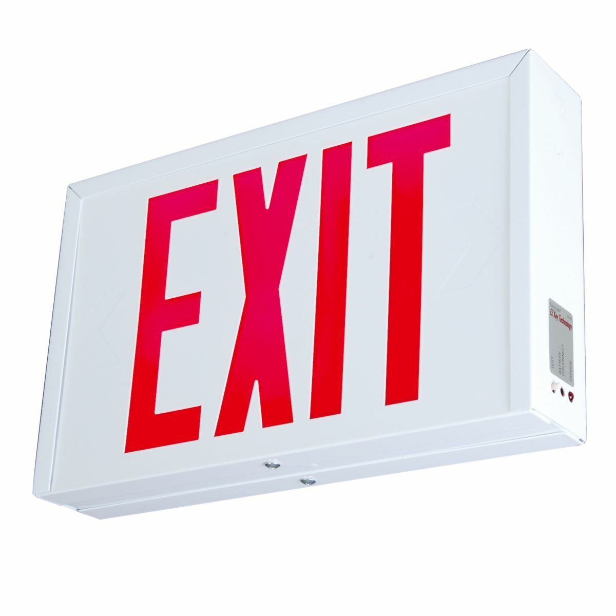 SLX7SD Sure-Lites SLX7 Self-Diagnostic Exit Sign, LED Lamp, 120/277 V AC, White Housing, EXIT Legend