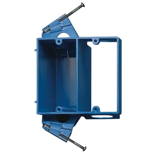 SC200DVR Carlon Dual Voltage Bracket, For Use With Electrical Box, 2-Gang, PVC, Orange