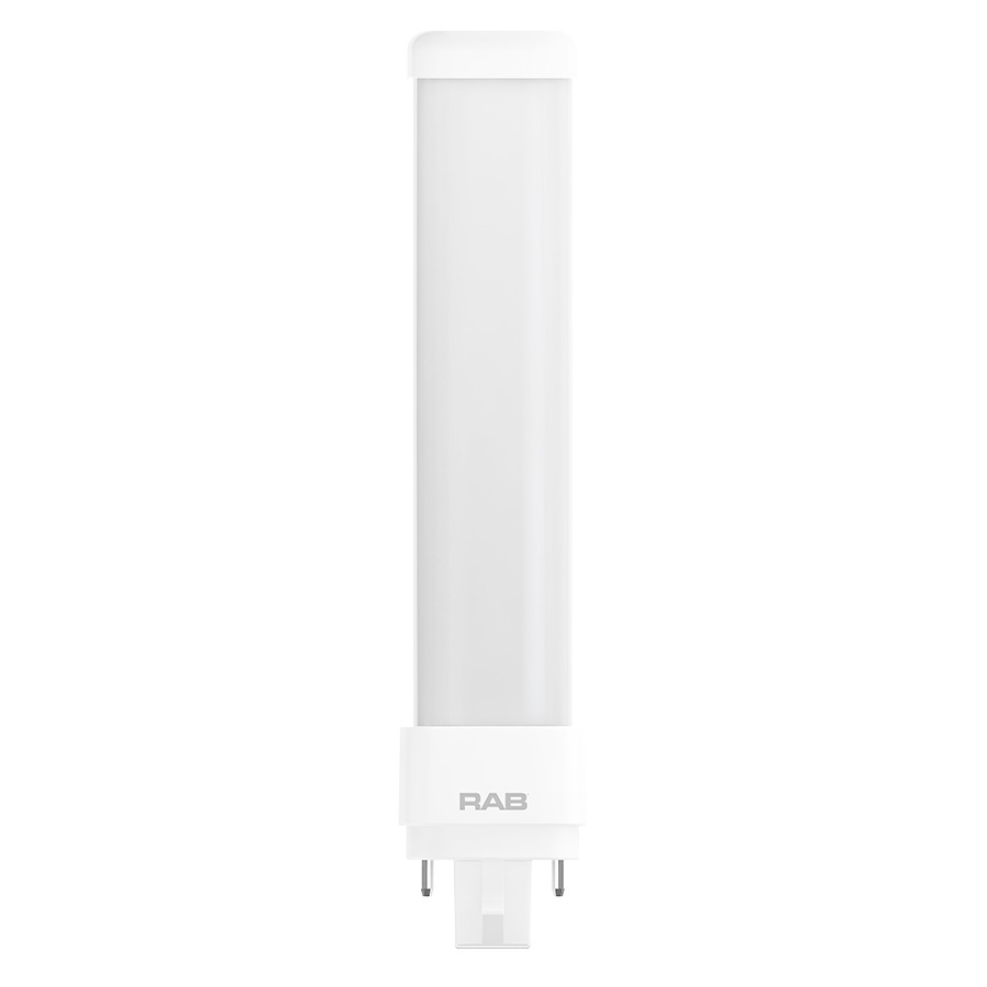 PLC-8.5-H-8FA-HYB Type A Plug and Play/B Compact Dual Mode Field Adjustable Hybrid Non-Dimmable LED Lamp, 8.5 W, G24d Lamp, PLC-H Shape, 960/1020/1050 Lumens