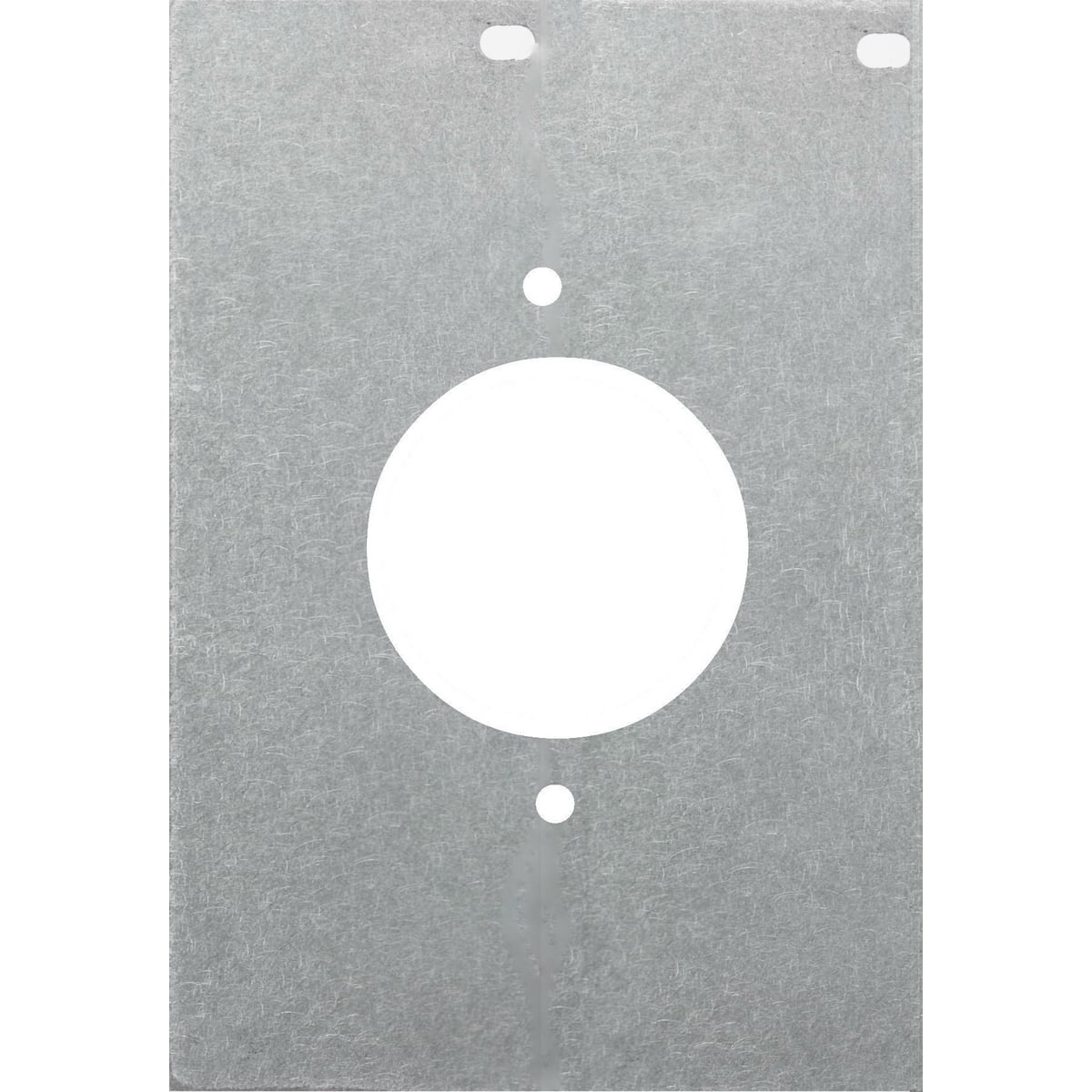 FB10TLA CFB10 Dedicated Mounting Plate With (1) Twist-Lock 1.6 in Diameter Opening, 1.56 in Dia, 3.62 in L, 10 Gangs, Galvanized Stamped Steel