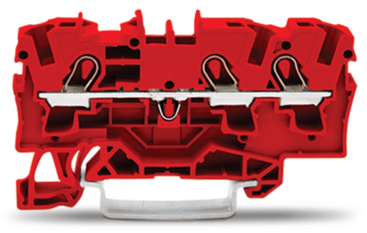 2004-1303 Operating Tool Conductor Terminal Block, 800 V, 32 A, 20 to 10 AWG Wire, 1 Poles, DIN Rail Mount