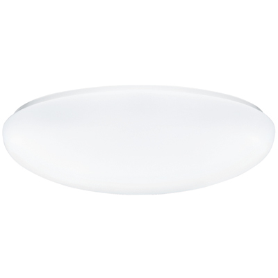 FMLR19 3 26DTT M4 FMLR19 Low Profile Round Flush Mount Lighting, (3) Lamps Lamp, 120 VAC, Gloss/White Housing
