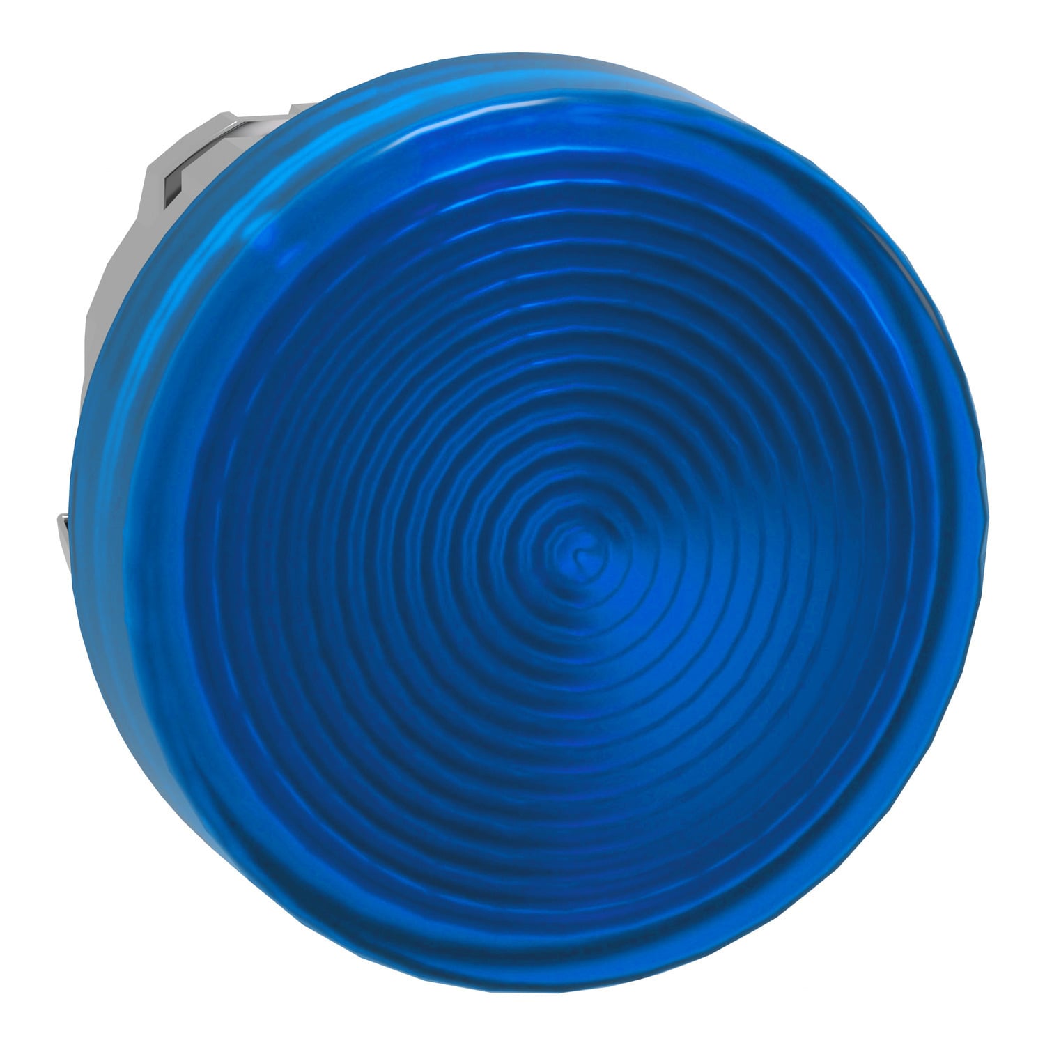 ZB4BV063S Harmony Pilot Light Head, 22 mm, Round Shape, UNMARKED Legend, Metal, Blue