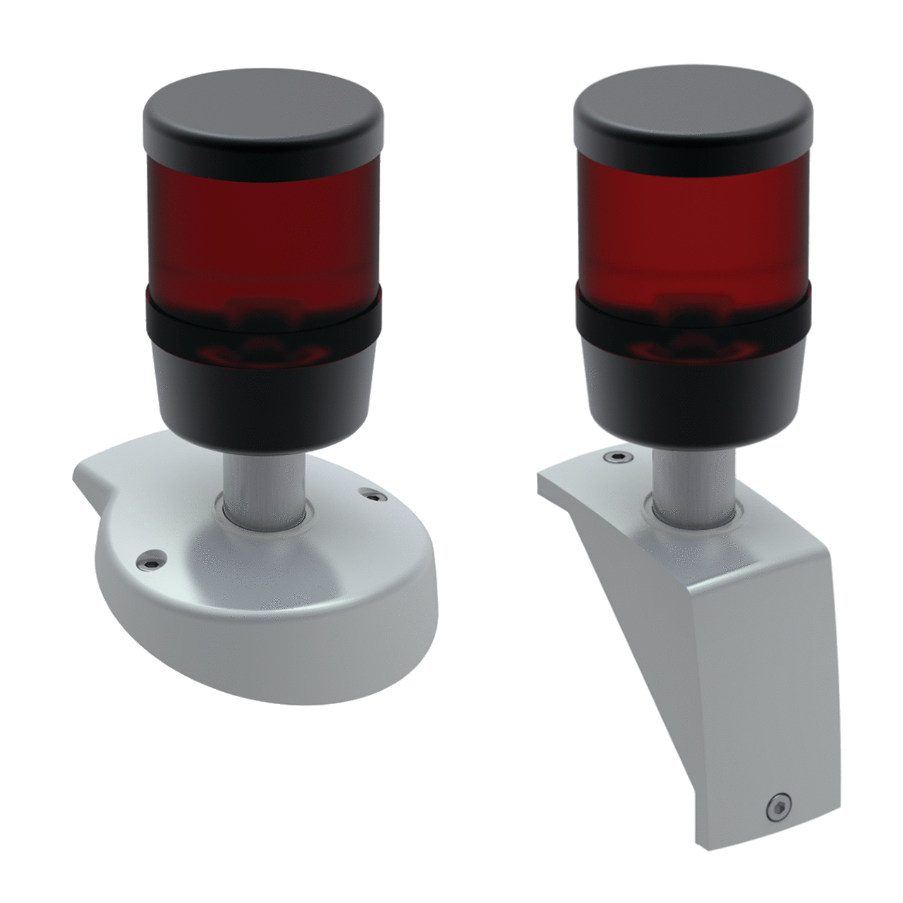 S2MLSAR Syspend CS4 Round Light Signal Adapter, 4.1 in Dia x 3.78 in L, For Use With SYSPEND 281-MAX Suspension System, Plastic, Gray