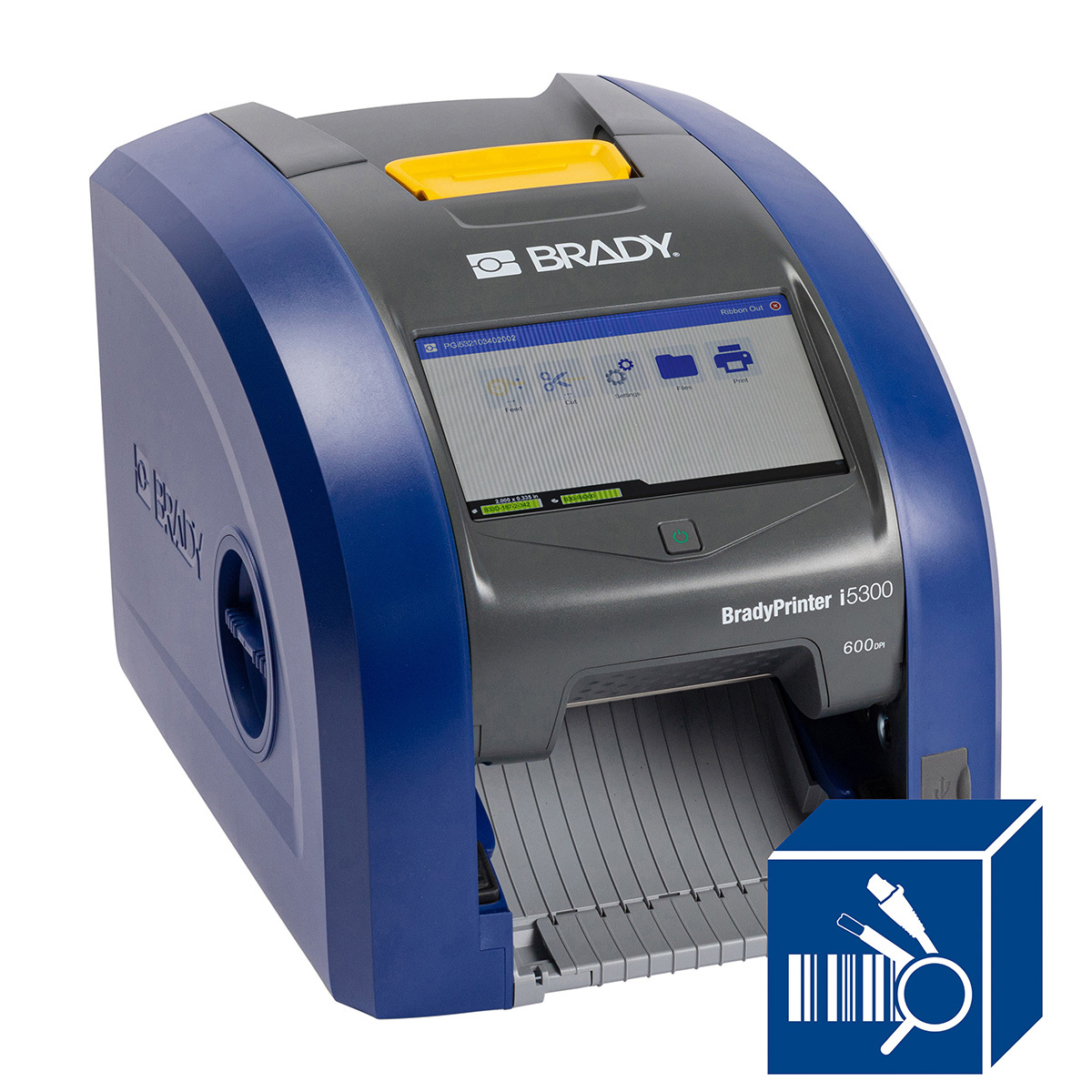 151294 Label Printers, Thermal Transfer/Direct Thermal Print, 4.25 in W Tape, 4 to 250 pt Font, Color LCD Touch Screen Display