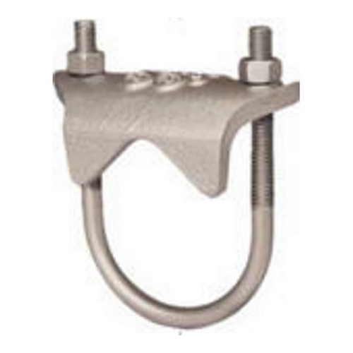 968 Bridgeport Right Angle Conduit Clamp, 3 in Conduit, Malleable Iron