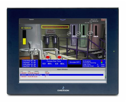 QuickPanel+ 10" screen with RSTi Modbus TCP