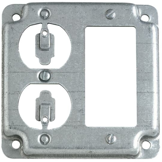 RS-19-CC Steel City RS Series Surface Cover, 4 in L x 4 in W x 1/2 in D, Steel