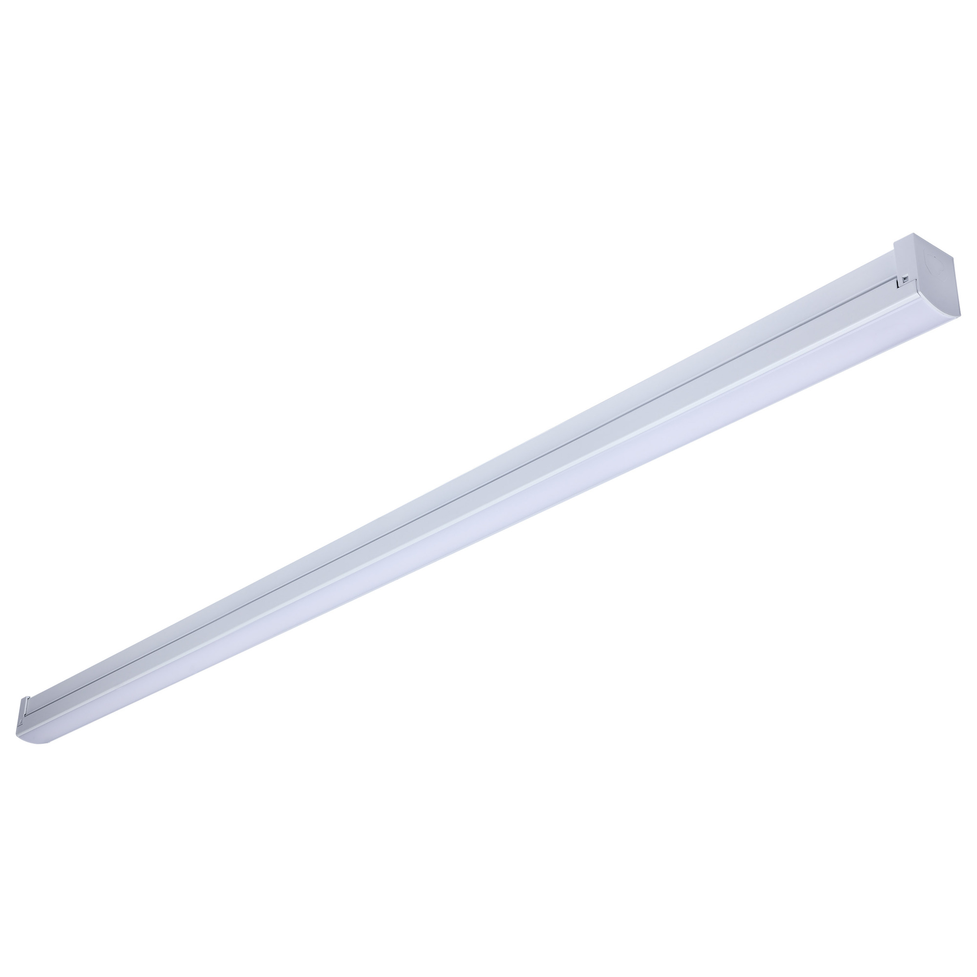 LED 4 Foot Connectable Strip Light - 30 Watts - 27K/30K/35K/40K/50K CCT Selectable - White Finish - 120 Volt