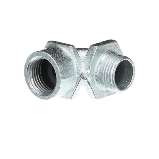 4250 T&B Non-Insulated Short Radius Conduit Elbow, 1/2 in Trade, 90 deg, Malleable Iron