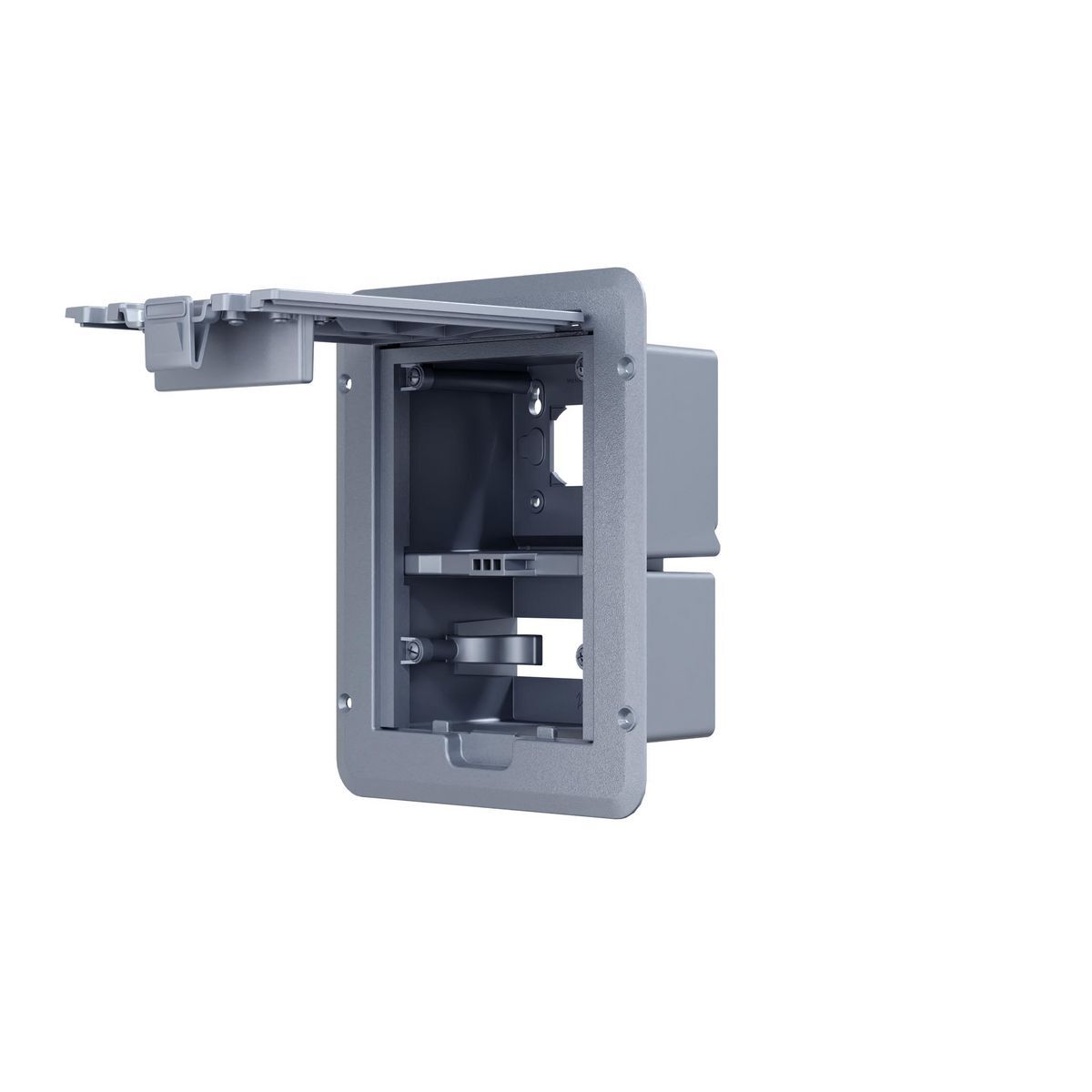 Outdoor Comforts Weatherproof Deck Outlet Cover, Gray