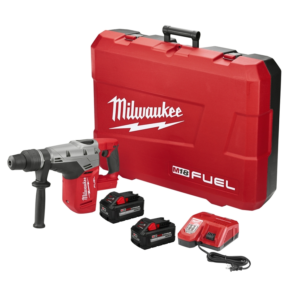 2717-22HD Cordless Rotary Hammer Kit, 1-9/16 in SDS Max Chuck, 18 V DC, 0 to 3000 rpm No-Load, Li-Ion Battery