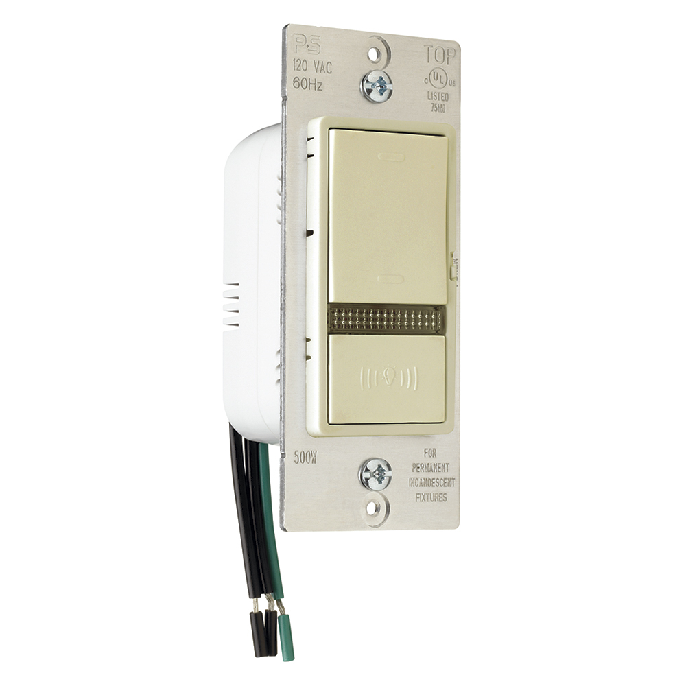 TM8LOCATORI 500W, 15 Amp Emergency Decorator Home Locator Switch, Ivory