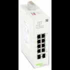 Lean Managed Switch; 8-Port 1000BASE-T; 2-Slot 1000BASE-SX/LX; 8 * Power over Ethernet; light gray