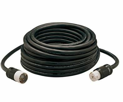 019190008 100ft California Style Extension Cord with Locking Plug and Connector Ends, 6/3 and 8/1 SEOW, 50 Amp