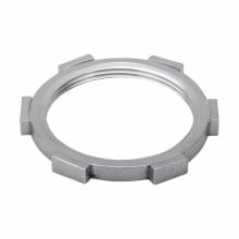12SS Conduit Locknut, 3/4-14 TPI, For Use With Conduit/NPS Threaded Pipe, 316 Stainless Steel, Natural