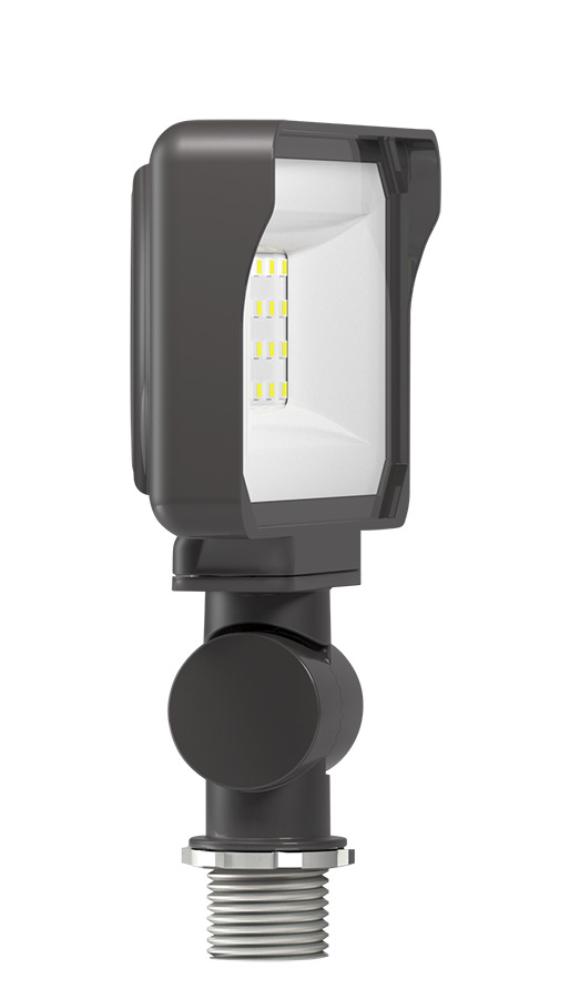 X34-16L/120 Floodlight Fixture, LED Lamp, 14.8 W Fixture, 120 V AC, Bronze Housing