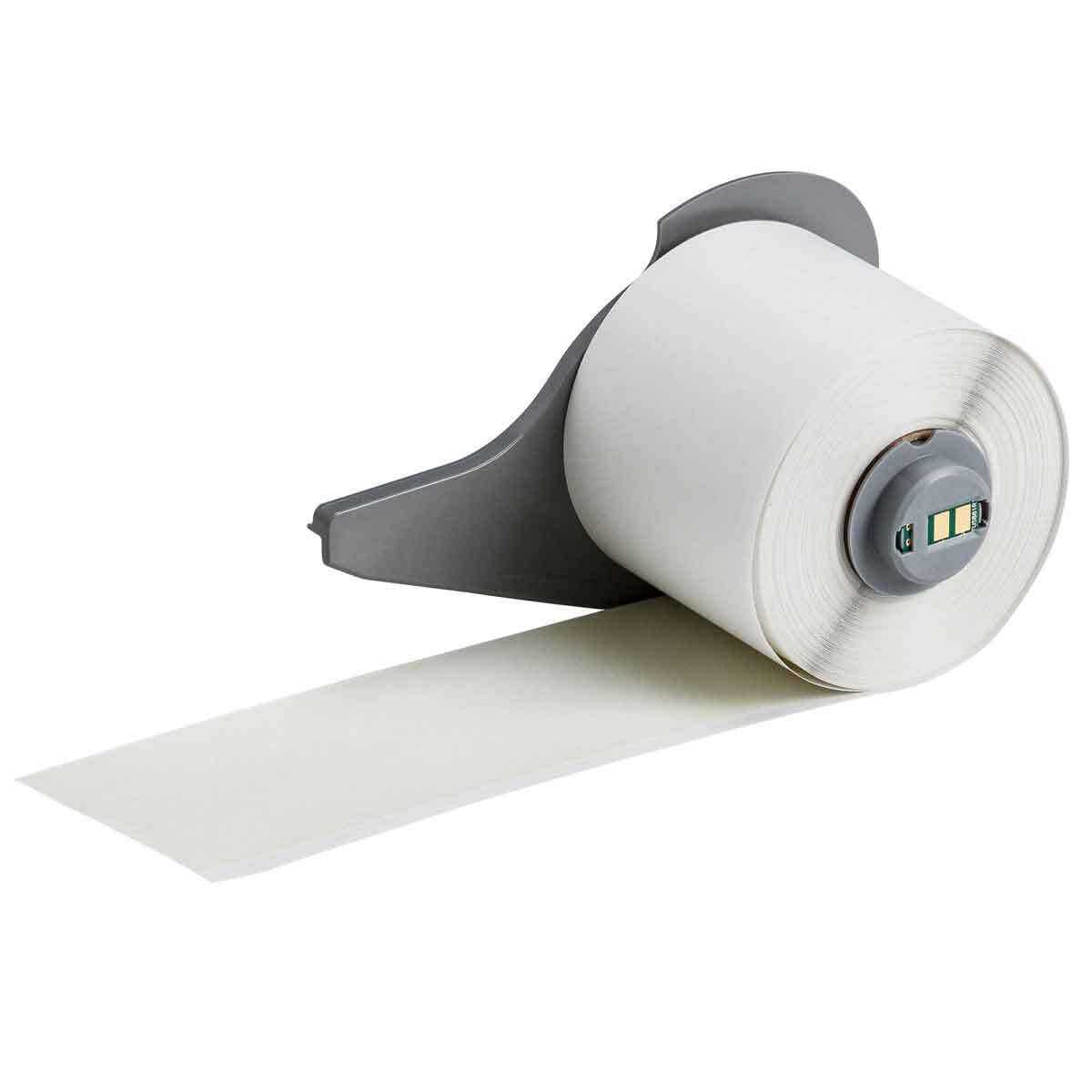 M7C-2000-595-CL All Weather Permanent Adhesive Label Tape, 50 ft L 2 in W, Vinyl