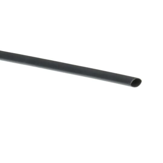 CPO187-0-A Shrink-Kon Flame-Retardant Non-Lined Standard Heat Shrink Tubing, 3/16 in ID Expanded, 0.09 in ID Recovered, 0.02 in THK Wall Recovered, 4 ft L, Cross Linked Polyolefin, Black