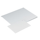 Panel for Type 3R 4 4X 12 13 Enclosure, fits 20x12, Galvanized, Steel